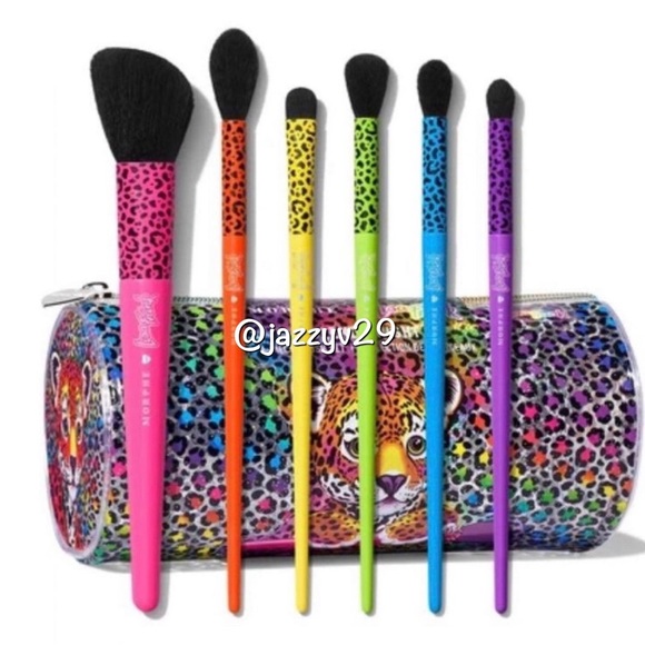 🌈Morphe x Lisa Frank Blend Bright 7-Piece Face & Eye Brush Set🌈 - Picture 2 of 6